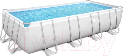 Каркасный бассейн Bestway Power Steel 56670 (488x244x122см, с фильтр-насосом, лестницей и тентом)