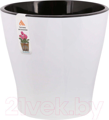 Кашпо Альтернатива Лея / М7929 (белый)