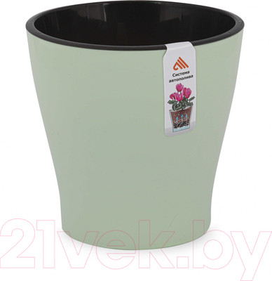 Кашпо Альтернатива Лея / М8268 (светло-зеленый)