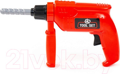 Дрель игрушечная Полесье 90461 (красный)
