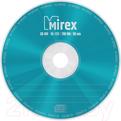 Диск CD-RW Mirex 700Мб / UL121002A8С