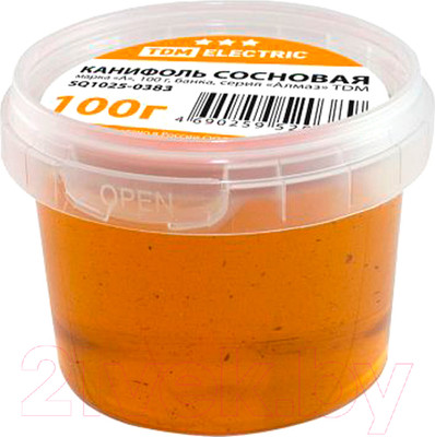 Канифоль для пайки TDM SQ1025-0383 сосновая марка А серия алмаз (100г)