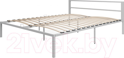 Полуторная кровать Князев Мебель Берта БА.120.190.С (серый муар)