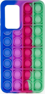 Чехол-накладка Case Pop It для Galaxy A52 (синий/зеленый)