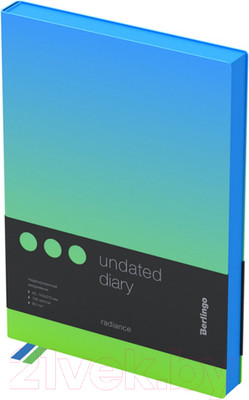 Ежедневник Berlingo Radiance / UD0_93503 (136л, голубой/зеленый)