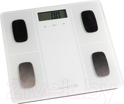 Напольные весы электронные Galaxy GL 4854 (белый)