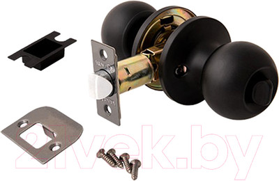 Защелка врезная Vanger 6072-03-BLM (черный)