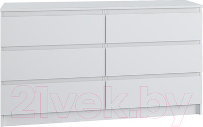 Комод ДСВ Мори МК 1380.6 (белый)