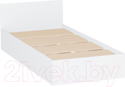 Односпальная кровать ДСВ Мори КРМ 900.1 (белый)