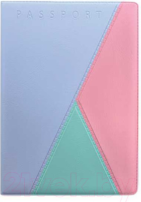 Обложка на паспорт DPS Трио / 2203.ТР-124 (светло-голубой)