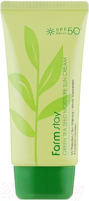 Крем солнцезащитный FarmStay Green Tea Seed Moisture Sun Cream SPF 50/PA+++ (70г)