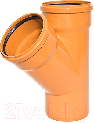 Тройник наружной канализации Armakan ПП 200x200x45 / KZPP-TR-200-001-W