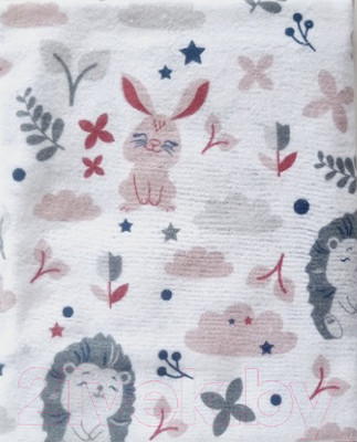 Пеленка детская Sofi Ежики / 22081 (серый)