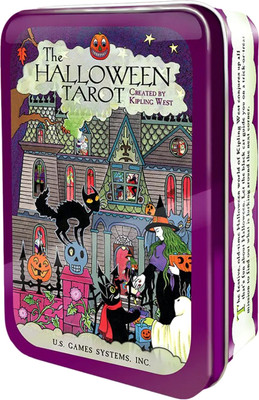 Гадальные карты U.S. Games Systems Halloween Tarot In a Tin / HAT78