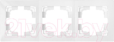 Рамка для выключателей и розеток Bylectrica Уют Юлиг 735212.281 / 2.180982 (белый)