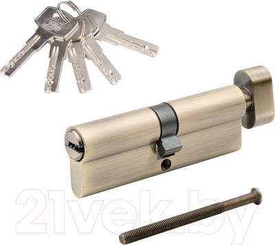 Цилиндровый механизм замка VELA ZZ-60-T-AB (бронза)