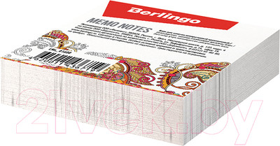 Блок для записей Berlingo 244139 / LNn_01600 (белый)