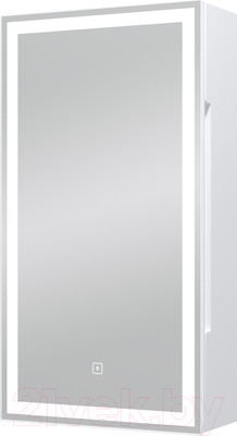 Шкаф с зеркалом для ванной Континент Allure Led 35х65 L