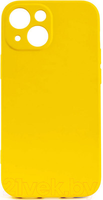 Чехол-накладка Case Coated для iPhone 13 Mini (желтый)