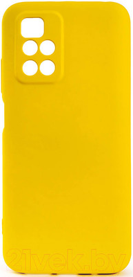Чехол-накладка Case Coated для Redmi 10 (желтый)