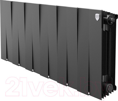 Радиатор биметаллический Royal Thermo PianoForte 300 Noir Sable (12 секций)