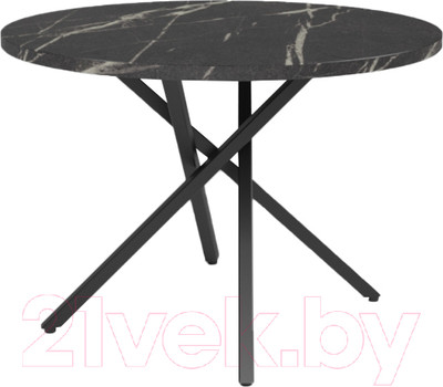 Журнальный столик Дабер 004 / СЖ4.0.2.12 (черный/мрамор черный)