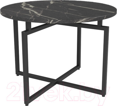 Журнальный столик Дабер 009 / СЖ9.0.2.12 (черный/мрамор черный)