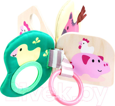 Подвеска на кроватку Hape Книжка-подвеска Домашние животные / E8539_HP