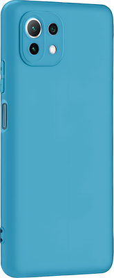 Чехол-накладка Case Matte Lux для Mi 11 Lite (голубой)