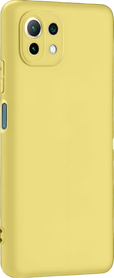 Чехол-накладка Case Matte Lux для Mi 11 Lite (желтый)