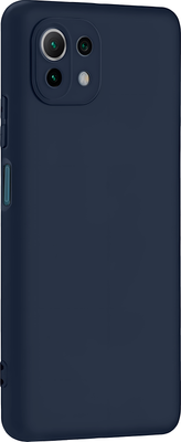 Чехол-накладка Case Matte Lux для Mi 11 Lite (темно-синий)