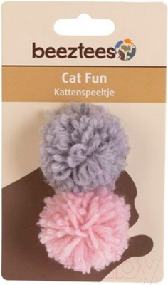 Набор игрушек для кошек Beeztees Шарики шерстяные ORCO / 440680 (2шт)