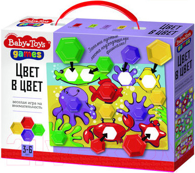 Настольная игра Baby Toys Games Цвет в цвет / 04377
