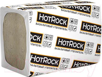 Минеральная вата HotRock Блок 1200х600x100 (упаковка)