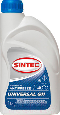 Антифриз Sintec Universal G11 (1кг, синий)