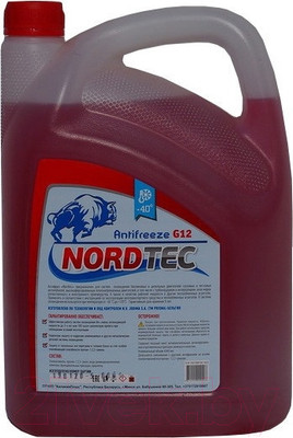 Антифриз Nordtec G12 -40 (5кг, красный)