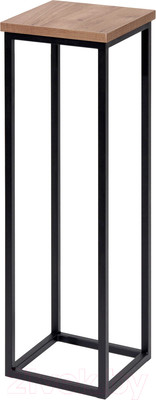 Стойка для цветов Millwood H4H204 21x21x70 (дуб табачный Craft/металл черный)