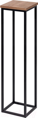 Стойка для цветов Millwood H4H205 21x21x90 (дуб табачный Craft/металл черный)