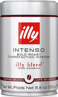 Кофе в зернах illy Темной обжарки  (250г)