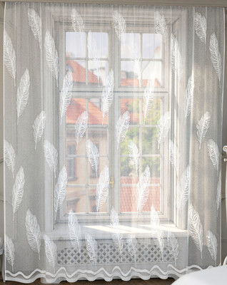 Штора Лента в628Р (265x300, белый)