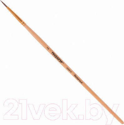 Кисть для рисования Пифагор Беличья №2 / 200816 (круглая)