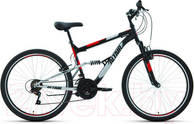 Велосипед Altair Altair MTB FS 26 1.0 D 2022 / RBK22AL26057 (черный/красный)