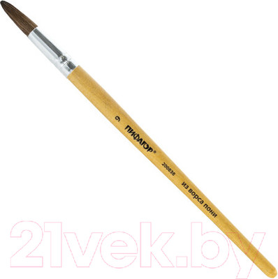 Кисть для рисования Пифагор №9 / 200838 (круглая)