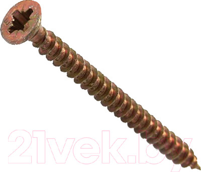 Саморез ЕКТ 6.0x60 / B009177 (35шт, желтый цинк)