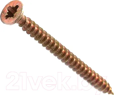 Саморез ЕКТ 4.0x70 / B009168 (80шт, желтый цинк)
