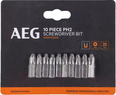 Набор бит AEG Powertools 4932479511 (10шт)