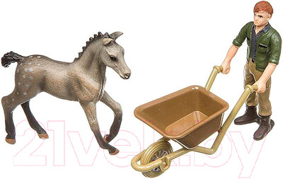 Набор фигурок игровых Yako Мир вокруг нас Животное с тачкой Н93733