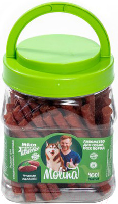 Лакомство для собак Molina Утиные палочки / 7568 (400г)