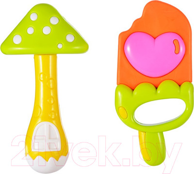 Набор прорезывателей для зубов Жирафики Эскимо и грибок / 624804
