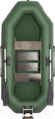 Надувная лодка Тонар Шкипер 260НТ / 7028570 (зеленый)